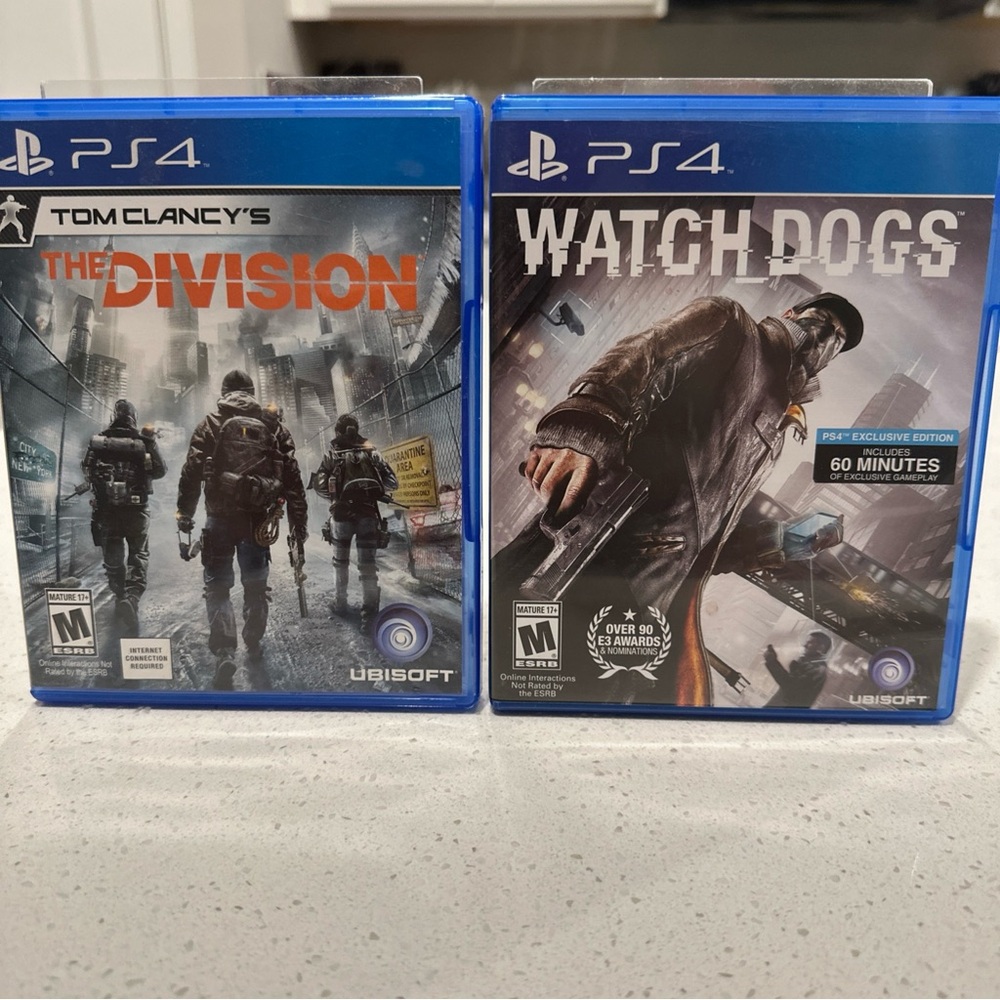 PS4 Games: The Division & Watch Dogs